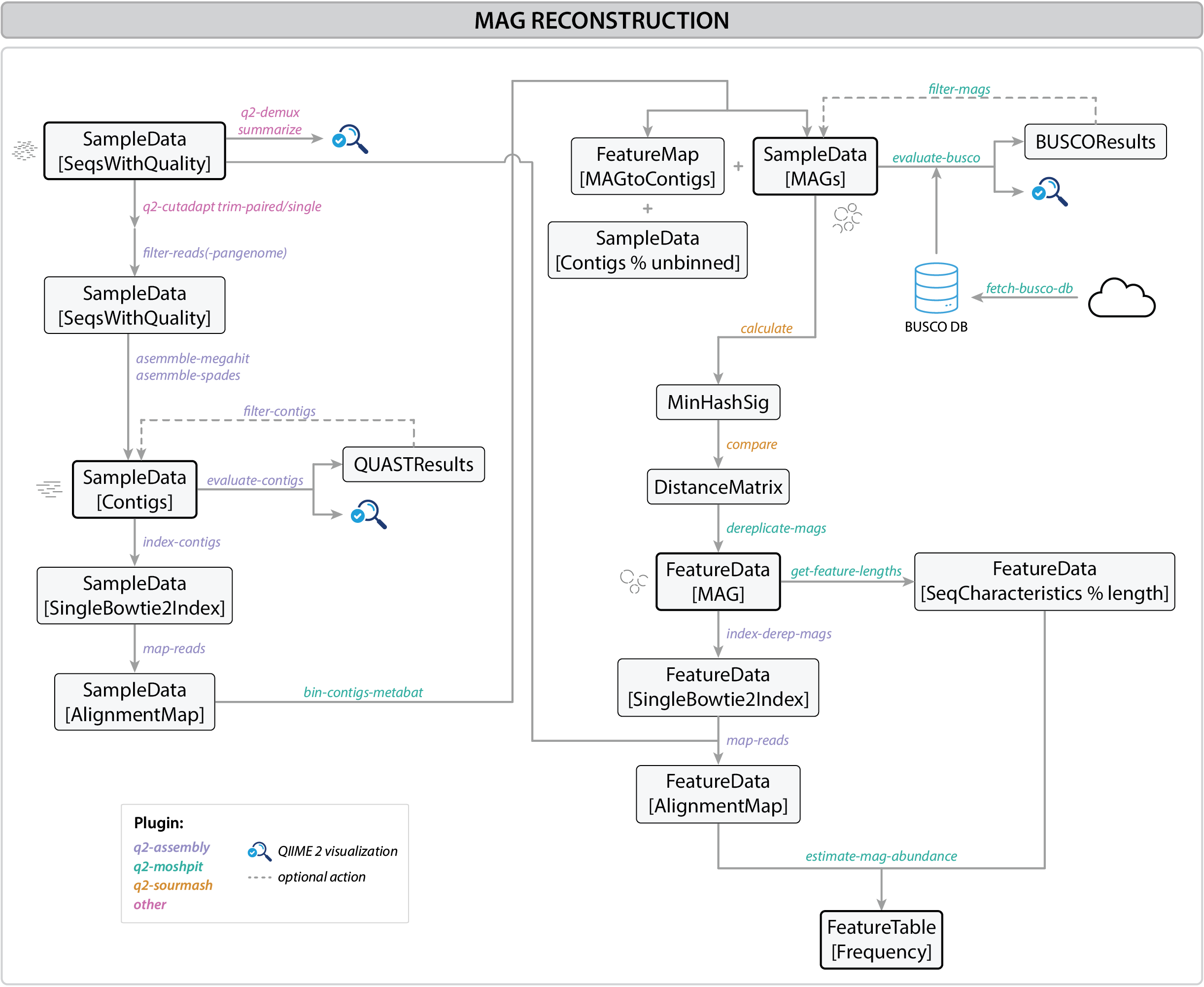 MAG reconstruction workflow